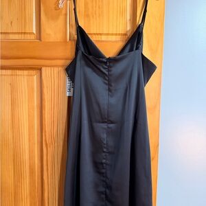 Urban Outfitters Black Satin Dress